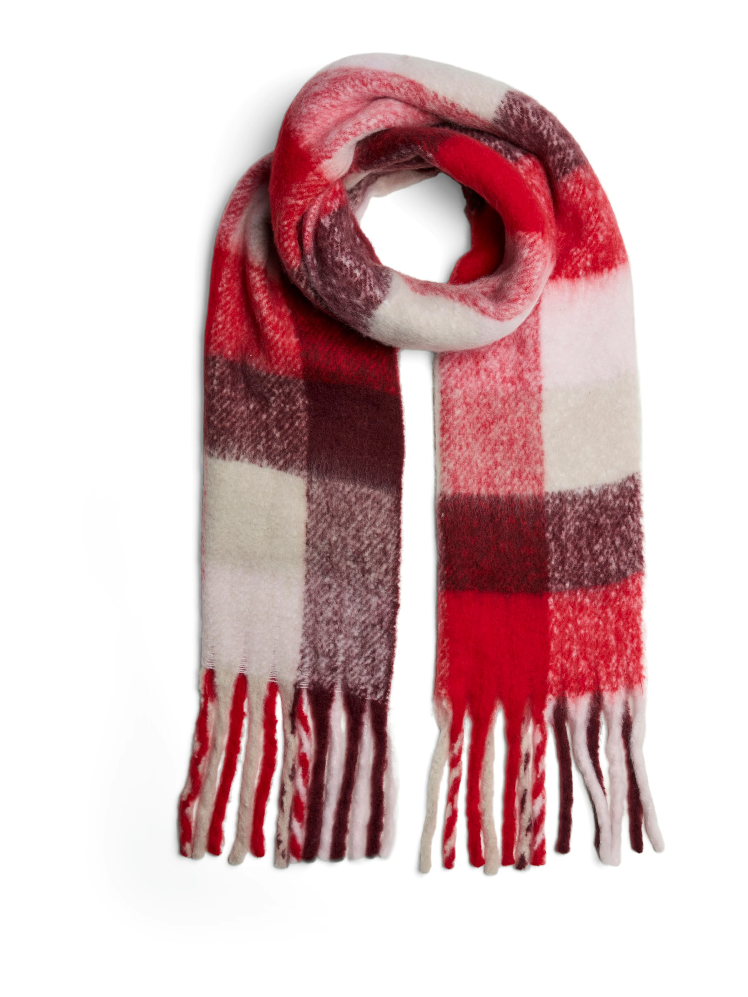 PIECES Шарф &#x27;PCBEA&#x27; в Красный: спереди