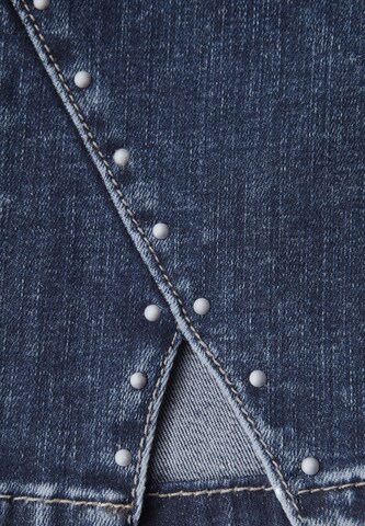 STREET ONE Slimfit Jeans in Blau