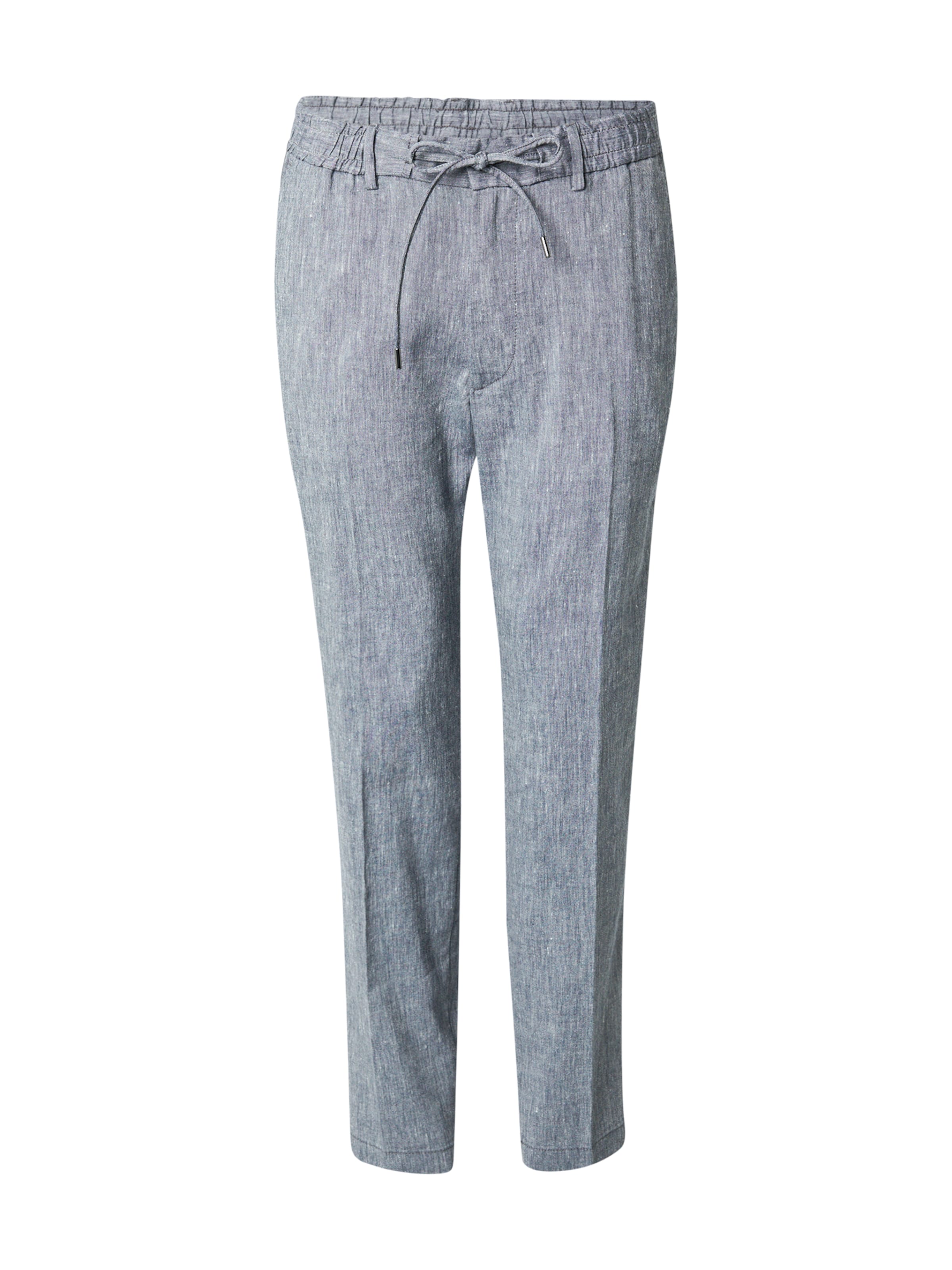 BOSS Tapered Trousers with creases &#x27;C-Kane&#x27; in Blue: front