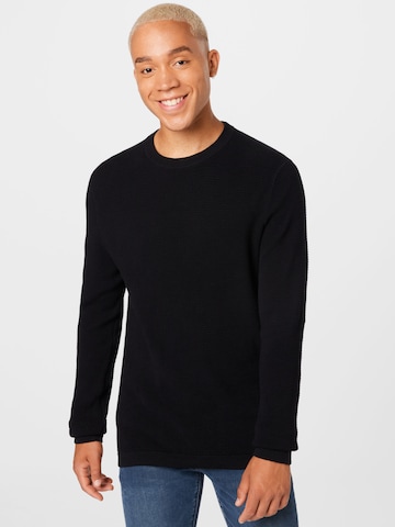 SELECTED Pullover 'Rocks' in Schwarz: predná strana