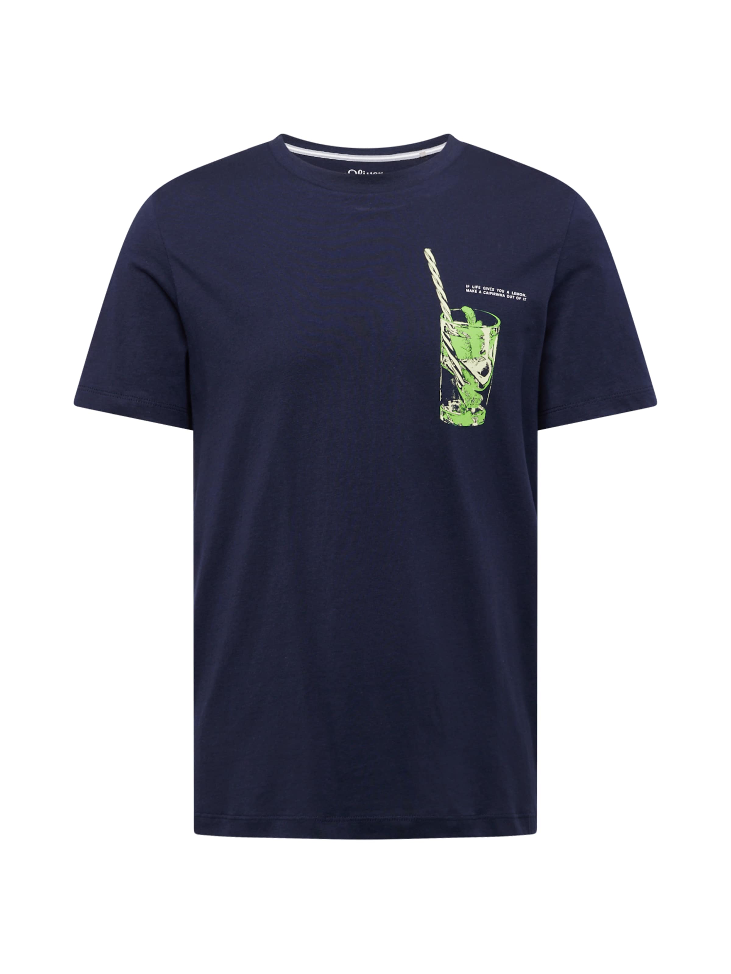s.Oliver Shirt in Blauw: voorkant