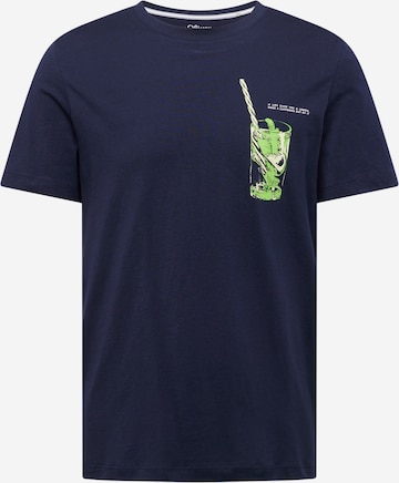 T-Shirt s.Oliver en bleu : devant