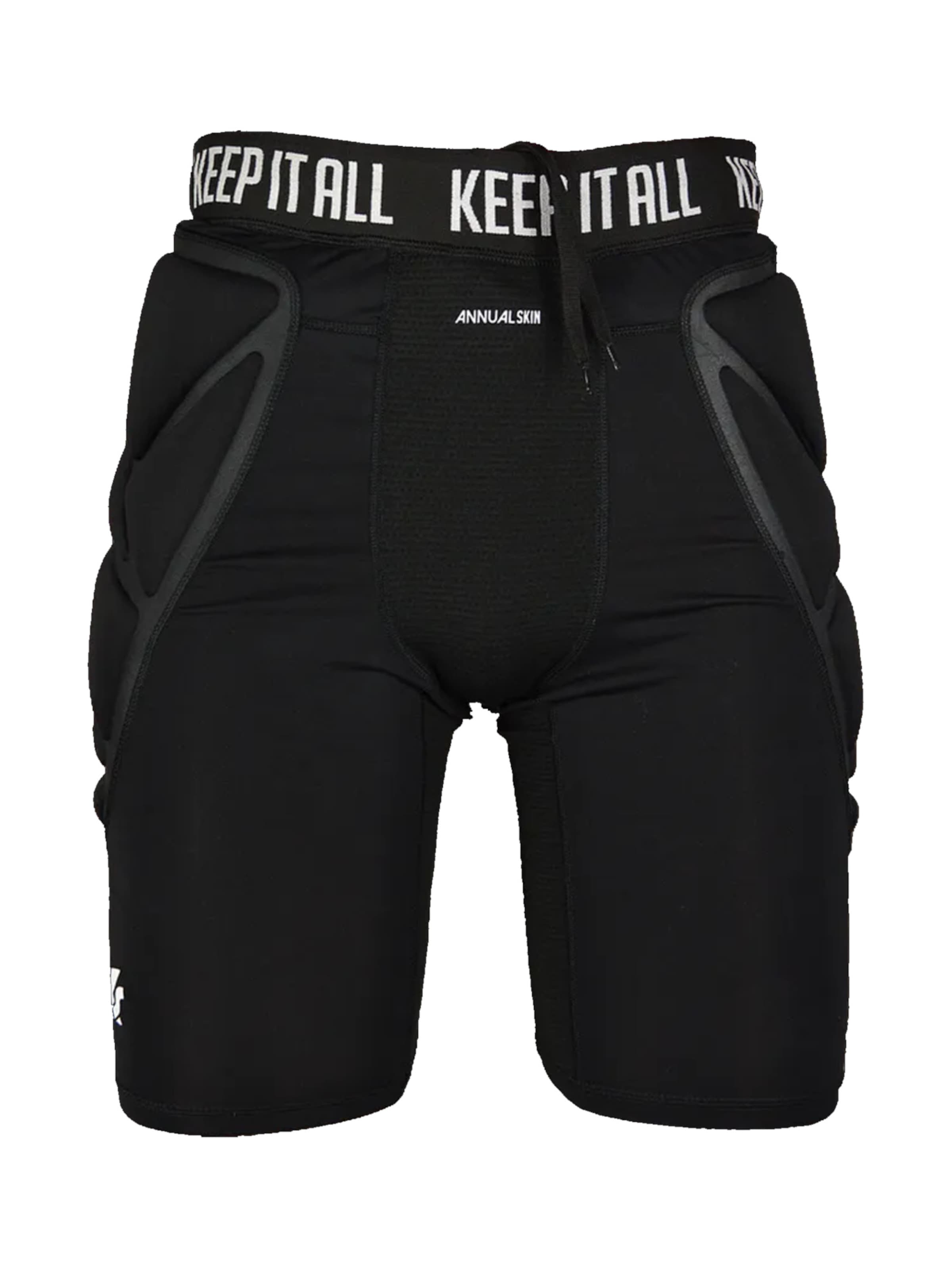 KEEPERsport Normální Sportovní kalhoty – černá: přední strana