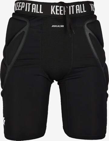 KEEPERsport Regular Workout Pants in Black: front