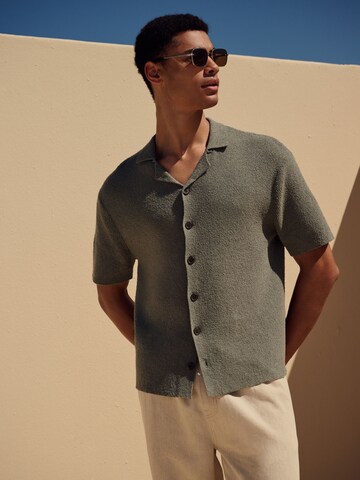 Next Comfort fit Button Up Shirt in Green