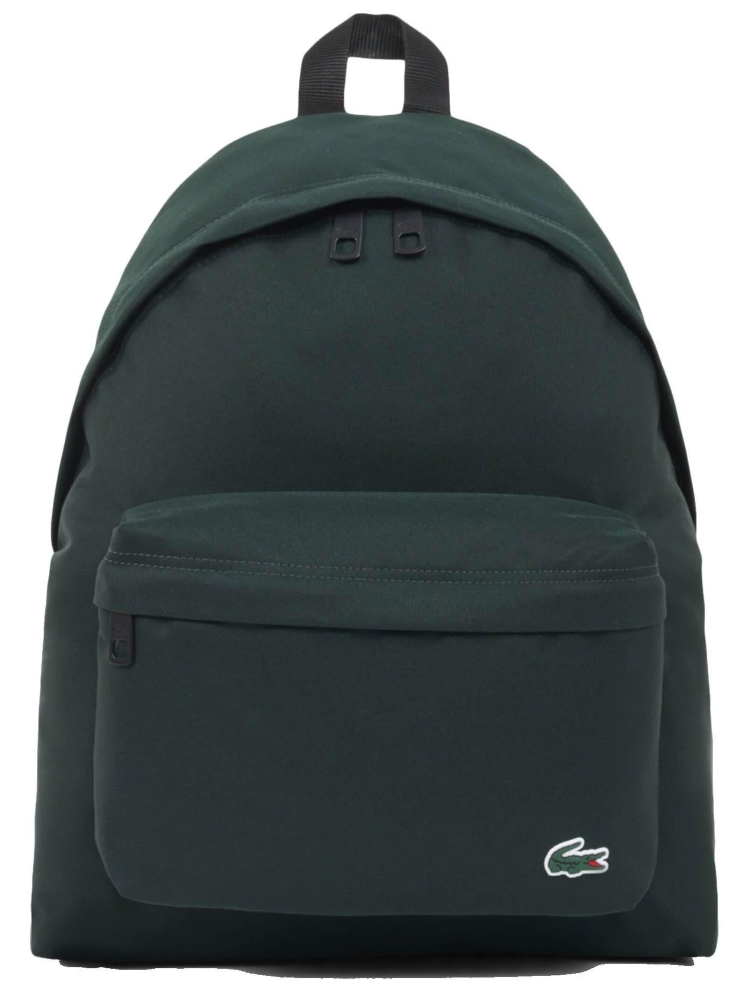 Sac à dos LACOSTE en vert : devant