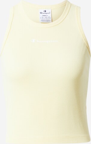 Champion Authentic Athletic Apparel Sports Top in Yellow: front