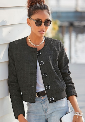 LASCANA Between-Season Jacket in Black: front