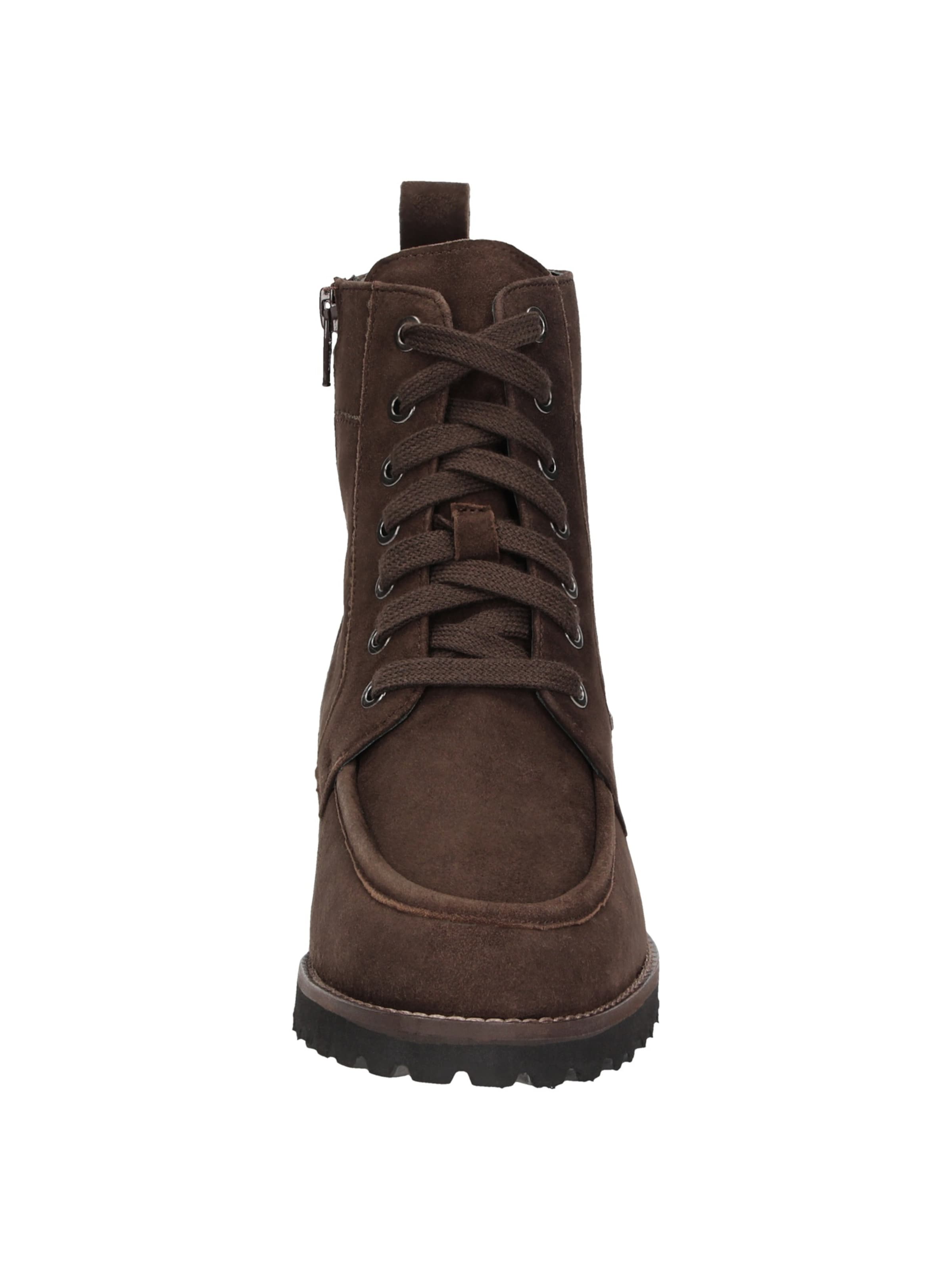 Bottines à lacets 'Merdit' SIOUX en marron