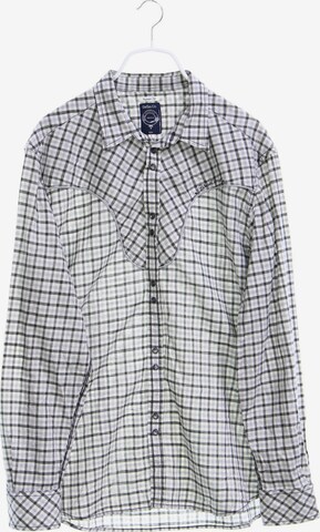 DIESEL Button Up Shirt in L in Grey: front