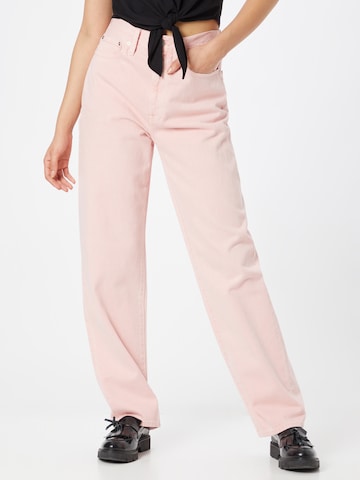 Madewell Jeans in Roze: voorkant