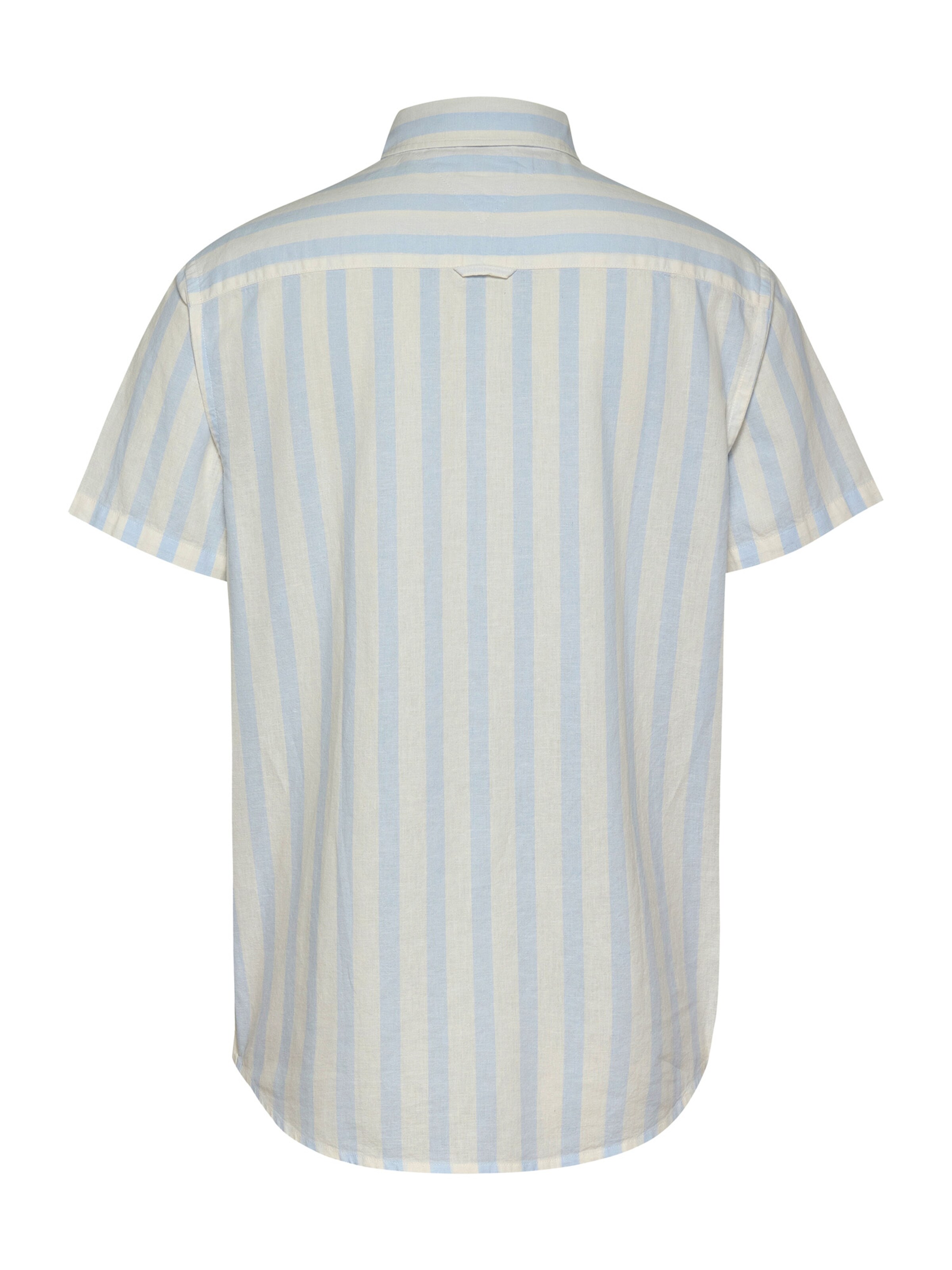 Tommy Jeans Regular fit Overhemd in Blauw: terug