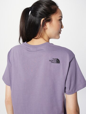 THE NORTH FACE Funkcionalna majica | vijolična barva