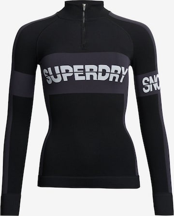 Superdry Functioneel shirt in Zwart: voorkant