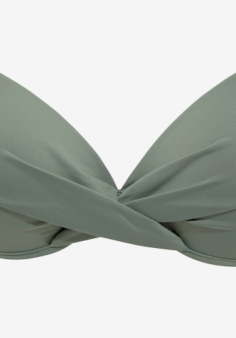 s.Oliver Push-up Bikinitop in Groen