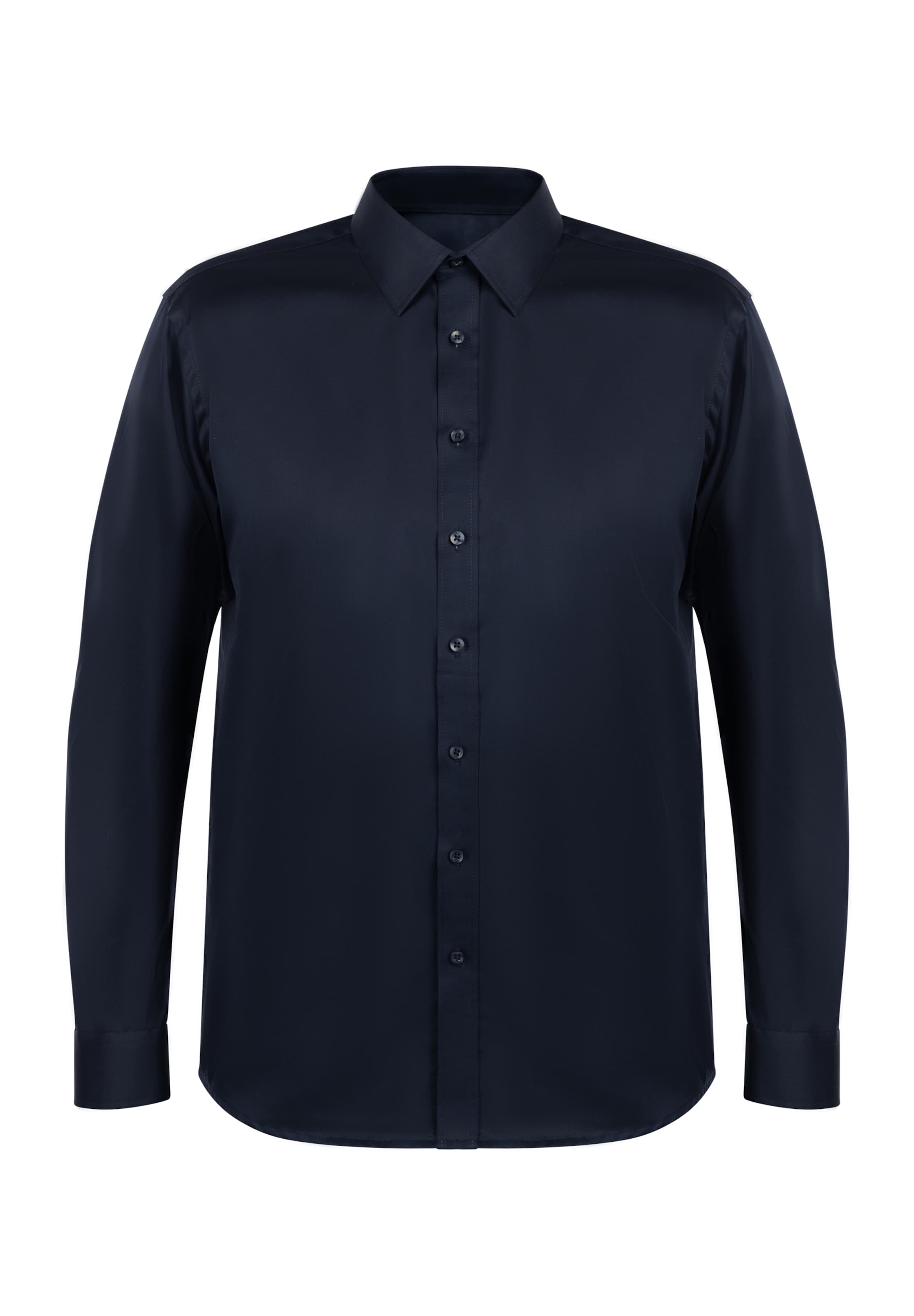 DreiMaster Klassik Regular fit Button Up Shirt in Blue: front