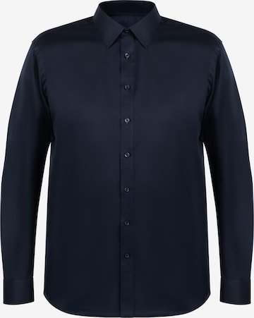 DreiMaster Klassik Business Shirt in Blue: front