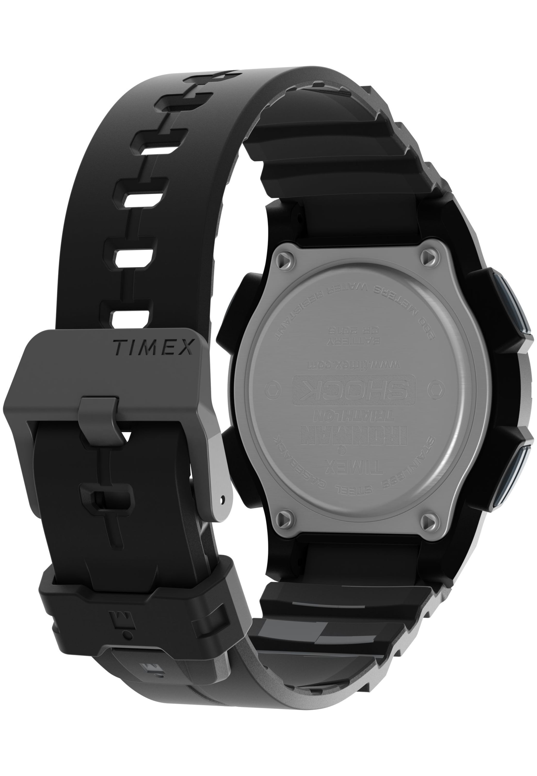 TIMEX Digitaal horloge 'Ironman Shock Endure' in Zwart