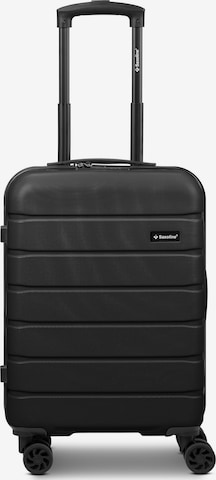 Saxoline Kabinentrolley in Schwarz: Vorderseite