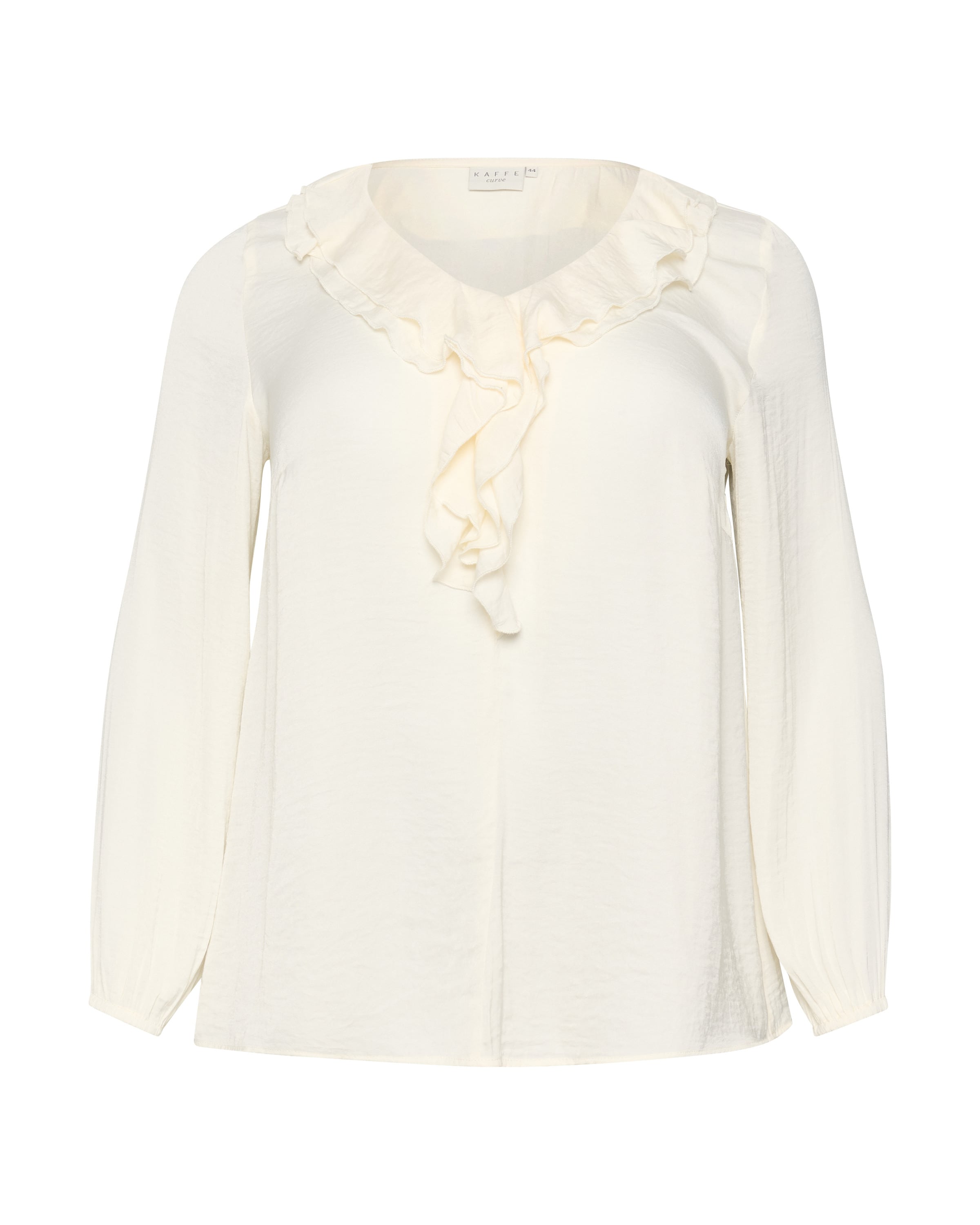 Bluză 'KC Cassa' de la KAFFE CURVE pe bej: față