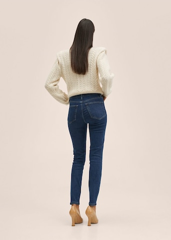 MANGO Skinny Jeans 'Anne' in Blau