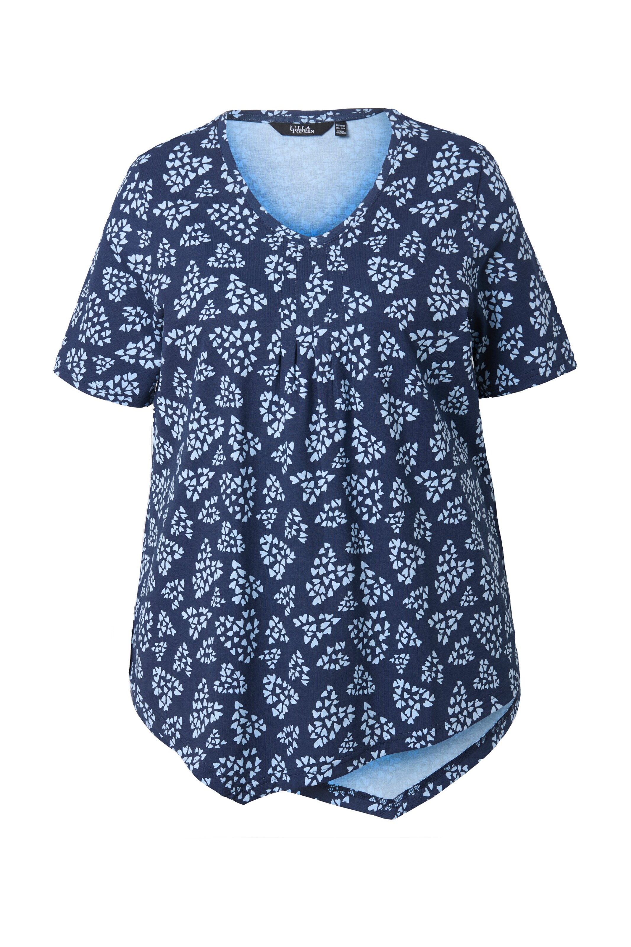 Ulla Popken Shirt in Blau: Vorderseite