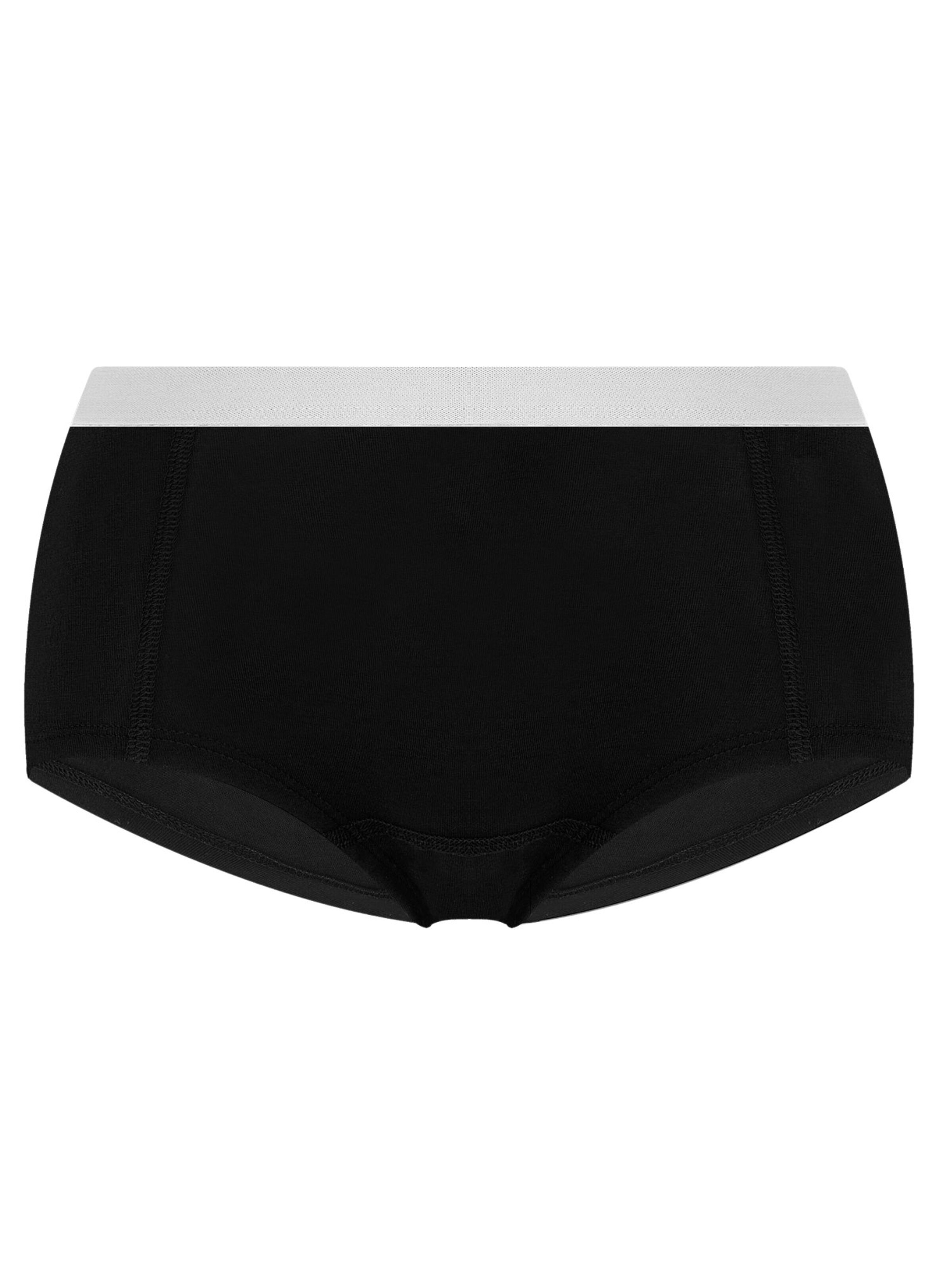 Albero Natur Boyshorts 'Bio-Baumwoll Damen Boyshorts' in Black: front