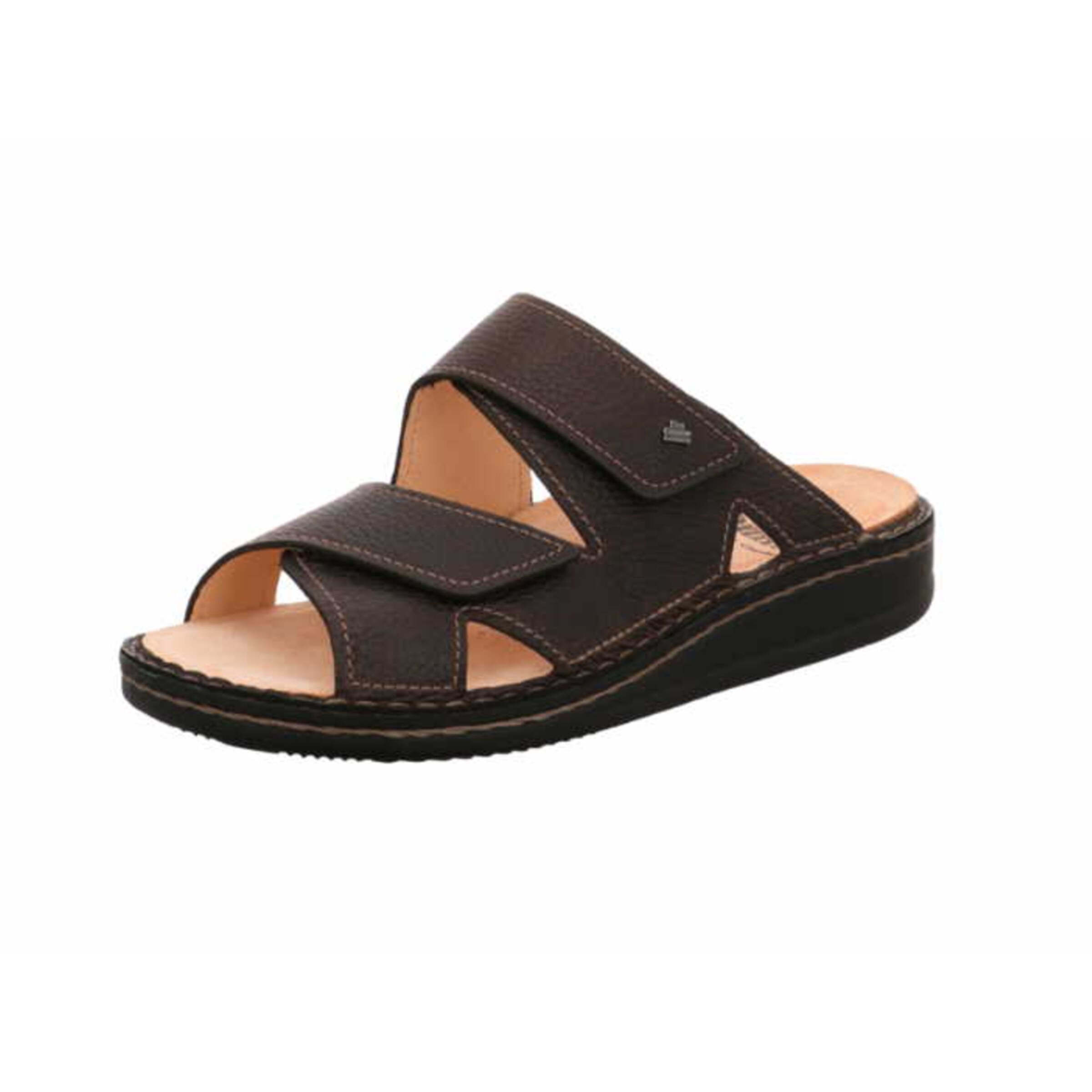 Finn Comfort Pantolette 'Danzig Soft' in Braun: Vorderseite