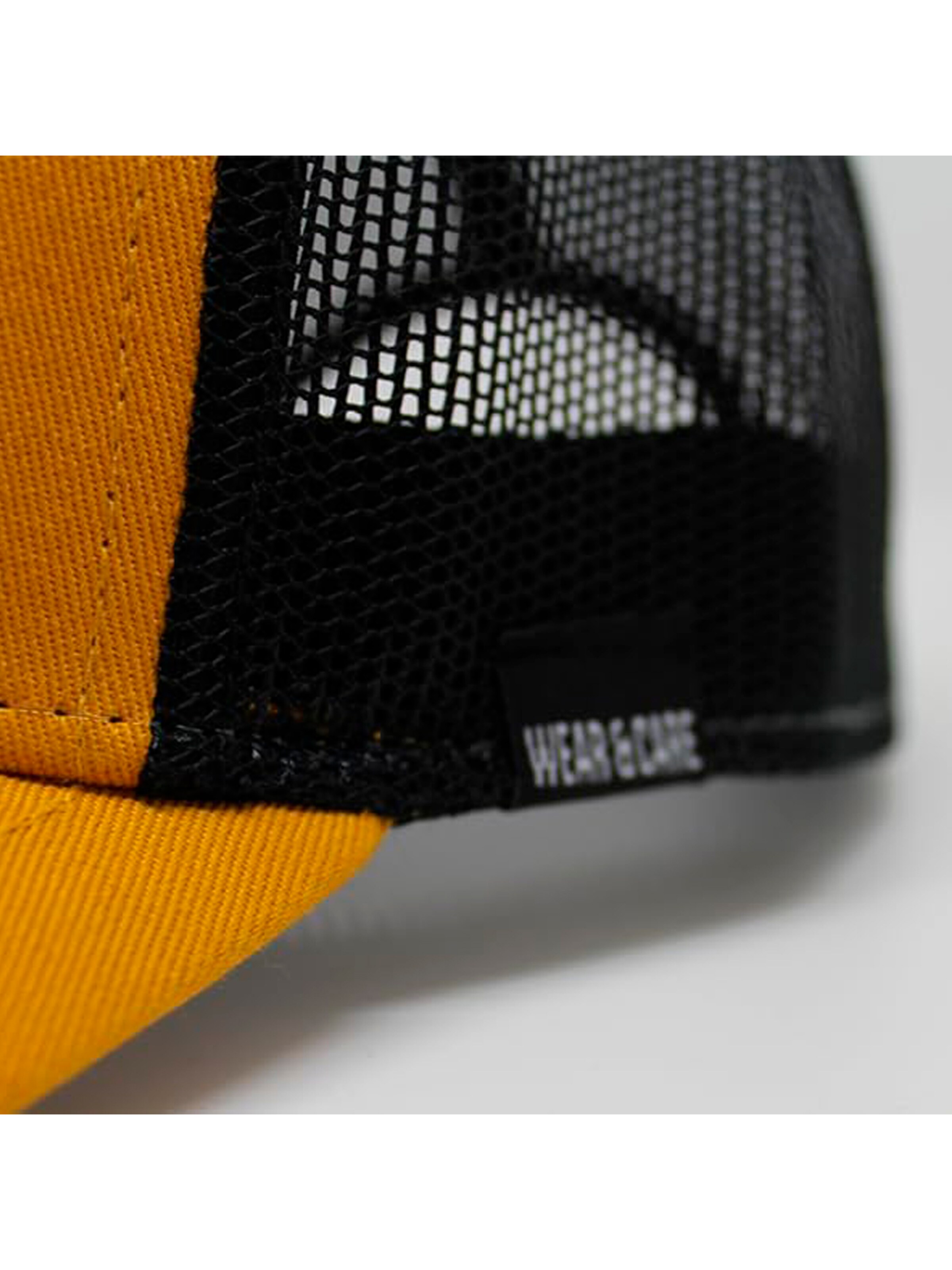 Surf Monkey Athletic Cap in Yellow