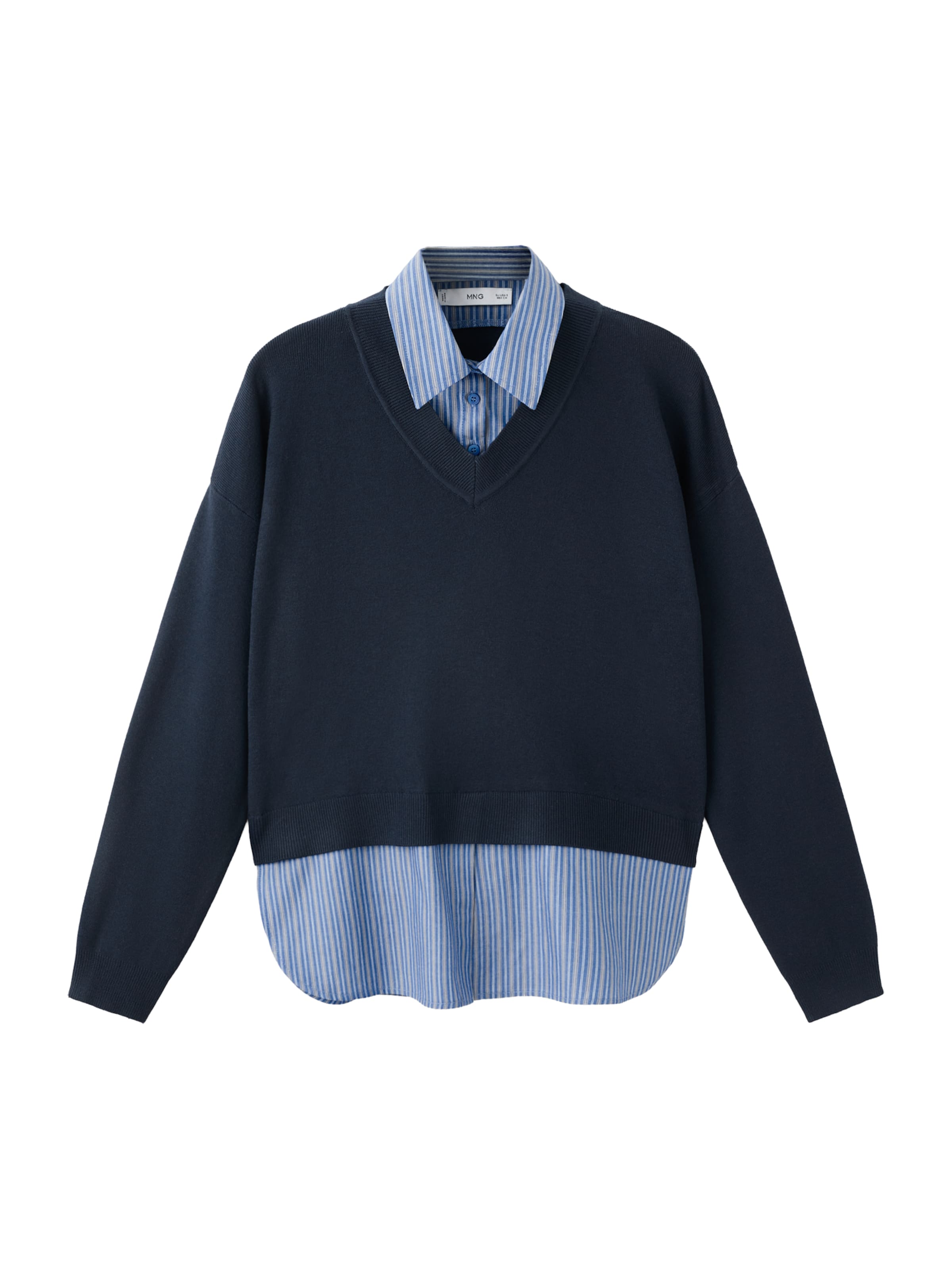 Pullover 'CHIARA' di MANGO in blu: frontale