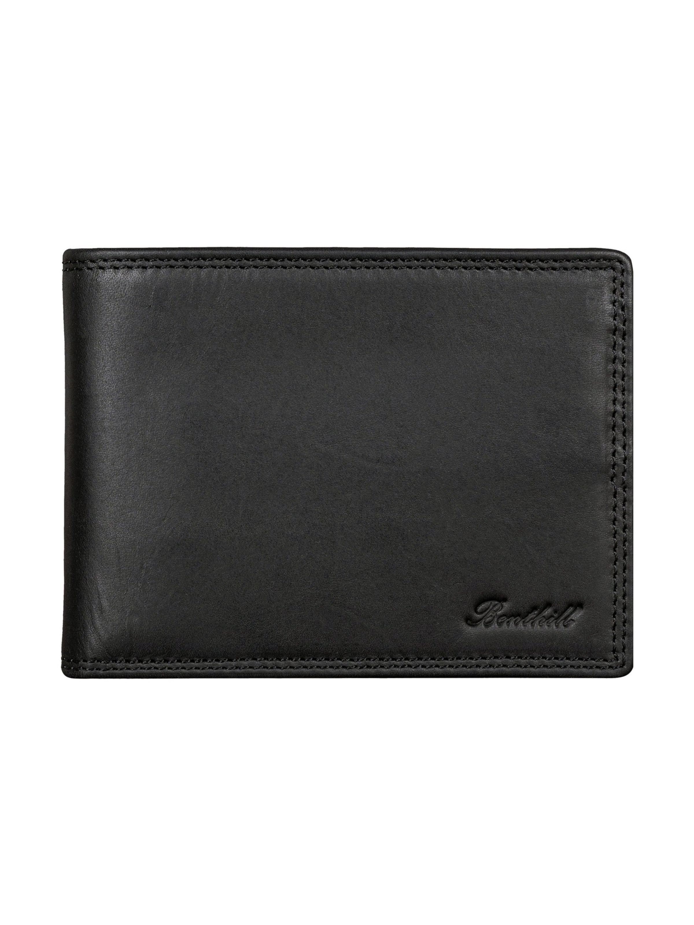 Benthill Wallet in Black: front