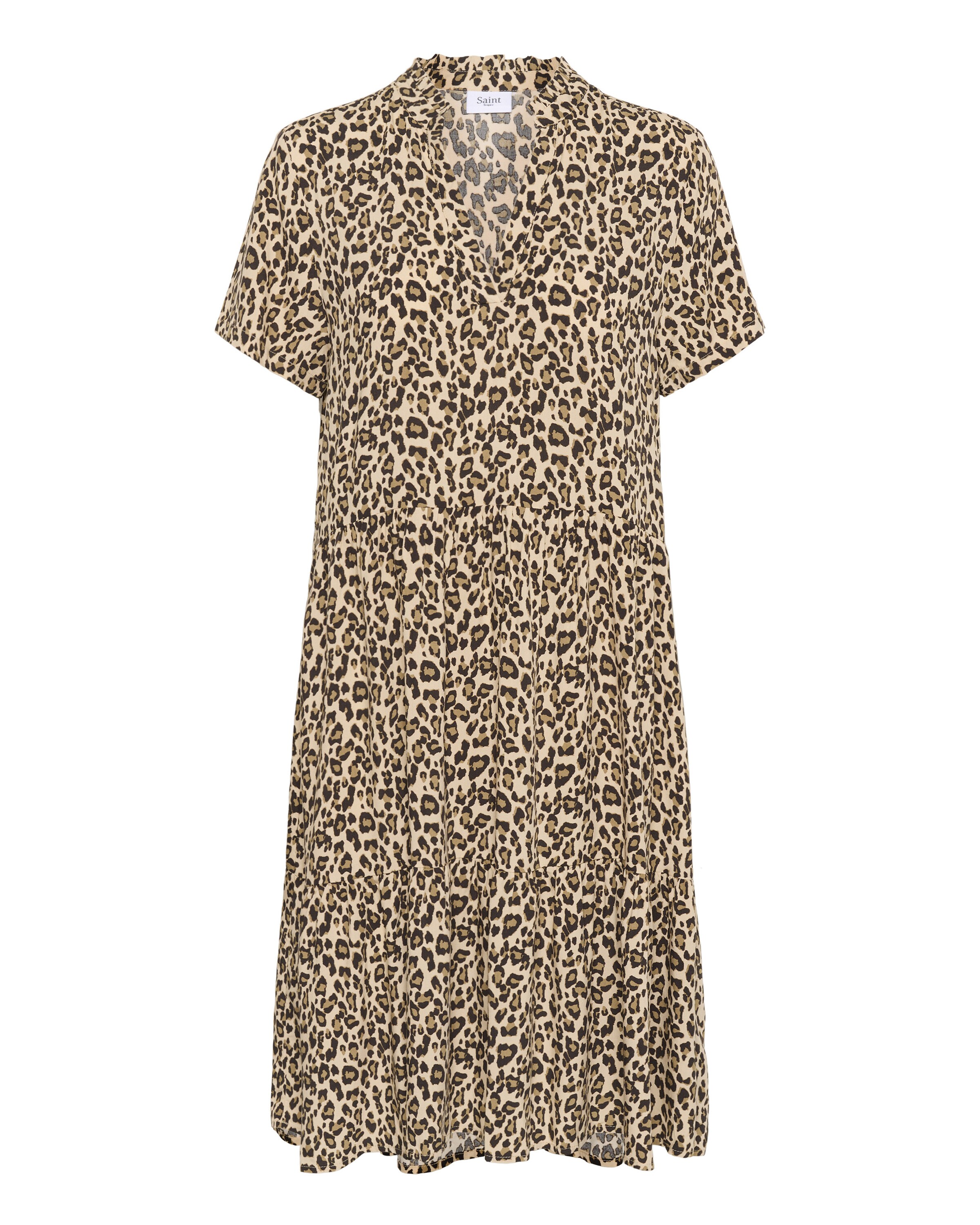 SAINT TROPEZ Kleid in Beige: Vorderseite