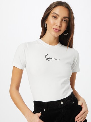 Shirtbody Karl Kani en blanc : devant