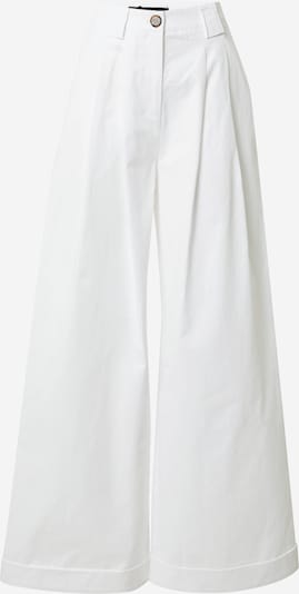 Pantaloni cutați Nasty Gal pe alb, Vizualizare produs