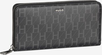 HUGO Wallet 'Brenda' in Black: front