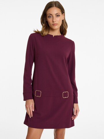 Ana Alcazar Jurk 'Admina' in Rood: voorkant