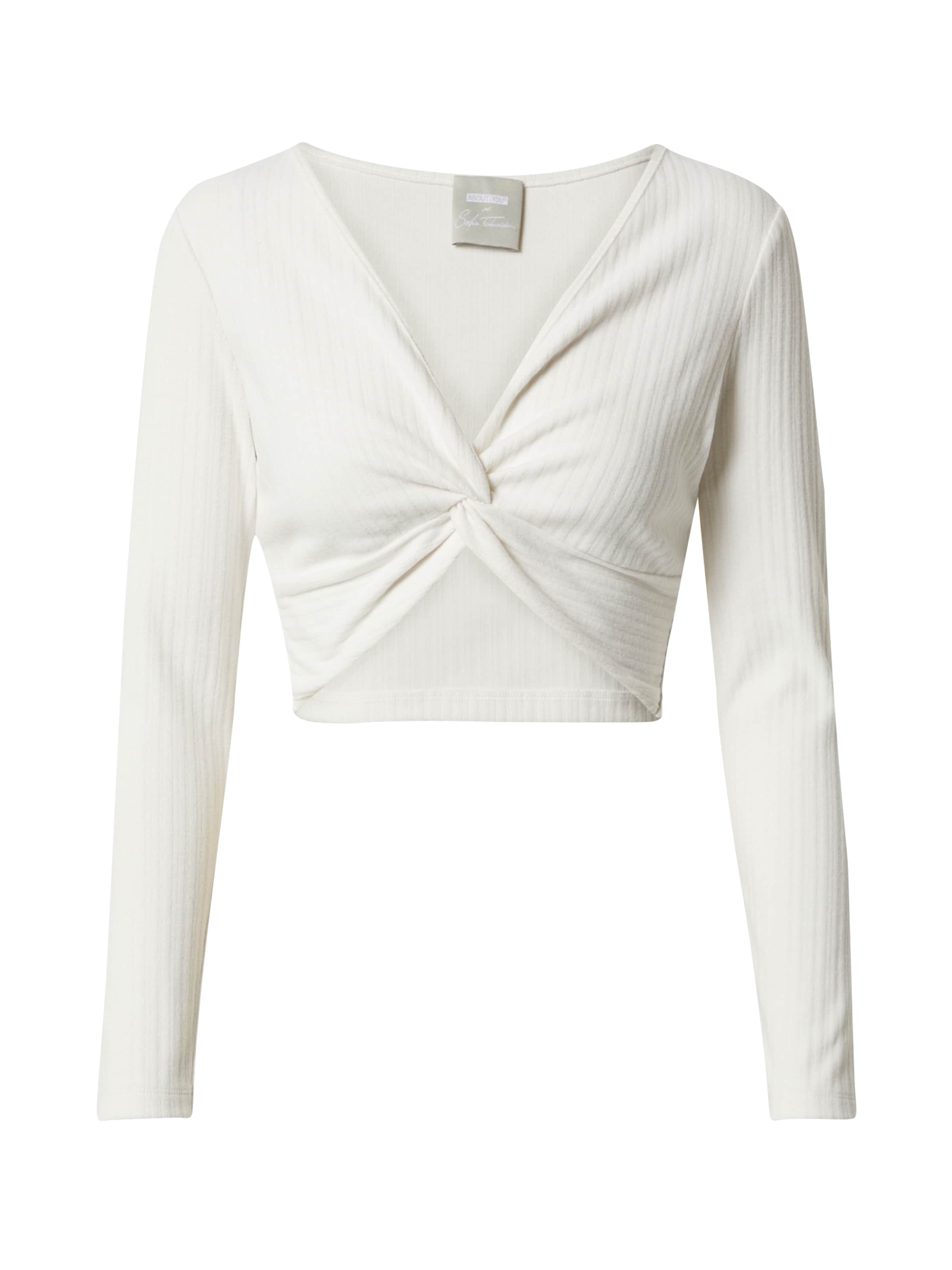 ABOUT YOU x Sofia Tsakiridou - Camiseta 'Hanne' en blanco: frente