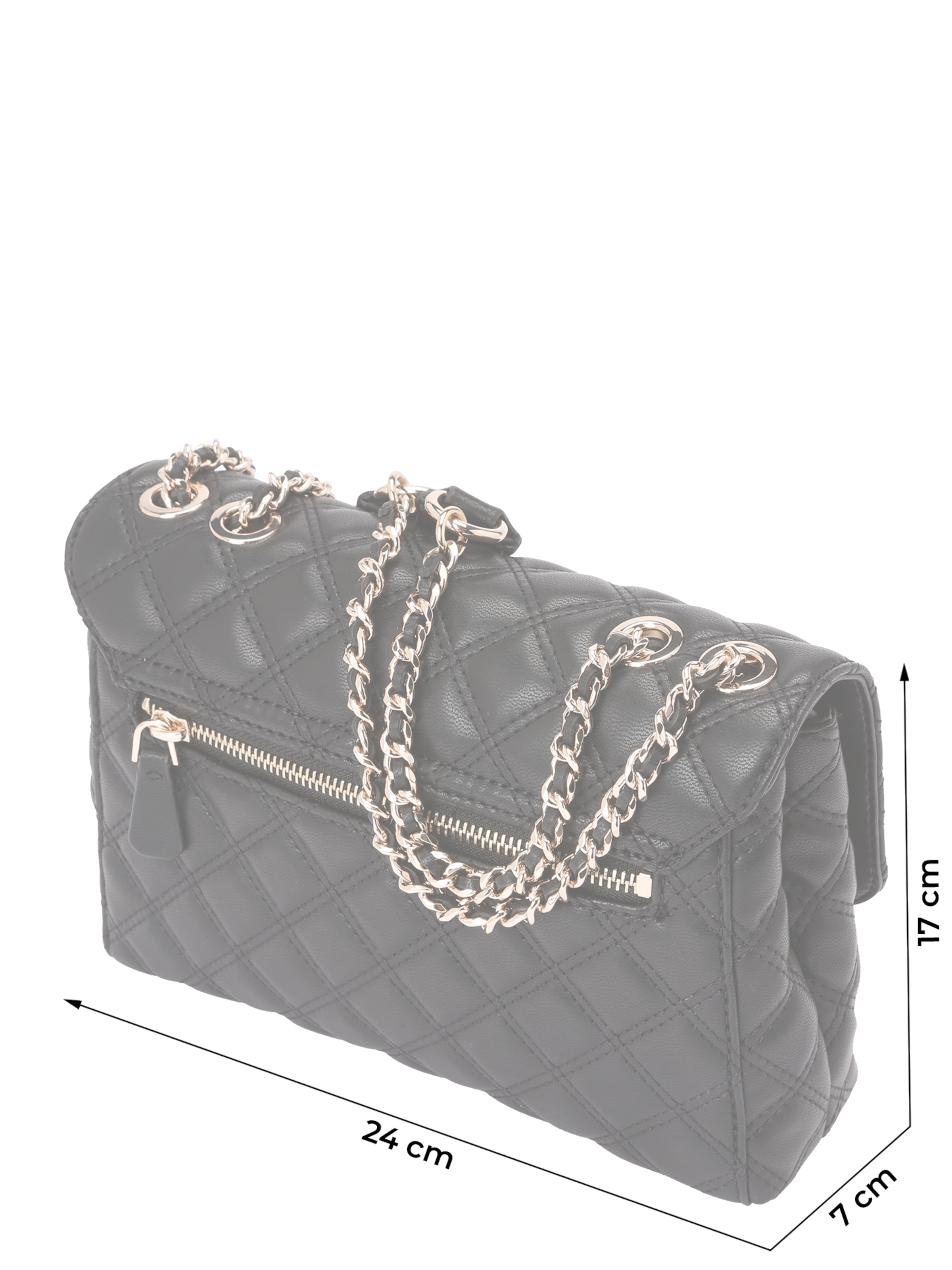 Sac bandoulière 'GIULLY II 2 COMP CNVRTBLE FLAP' GUESS en noir