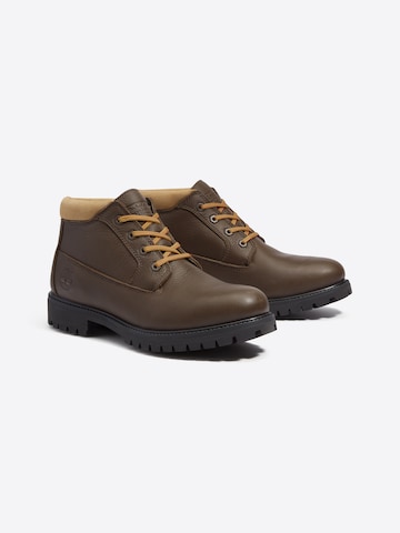 TIMBERLAND Ботинки на шнуровке в Коричневый