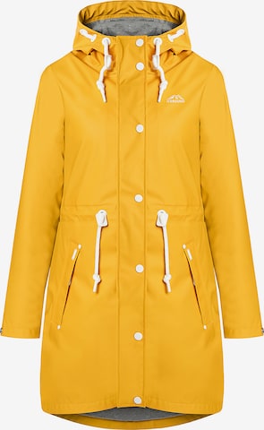 ICEBOUND Raincoat in Yellow: front