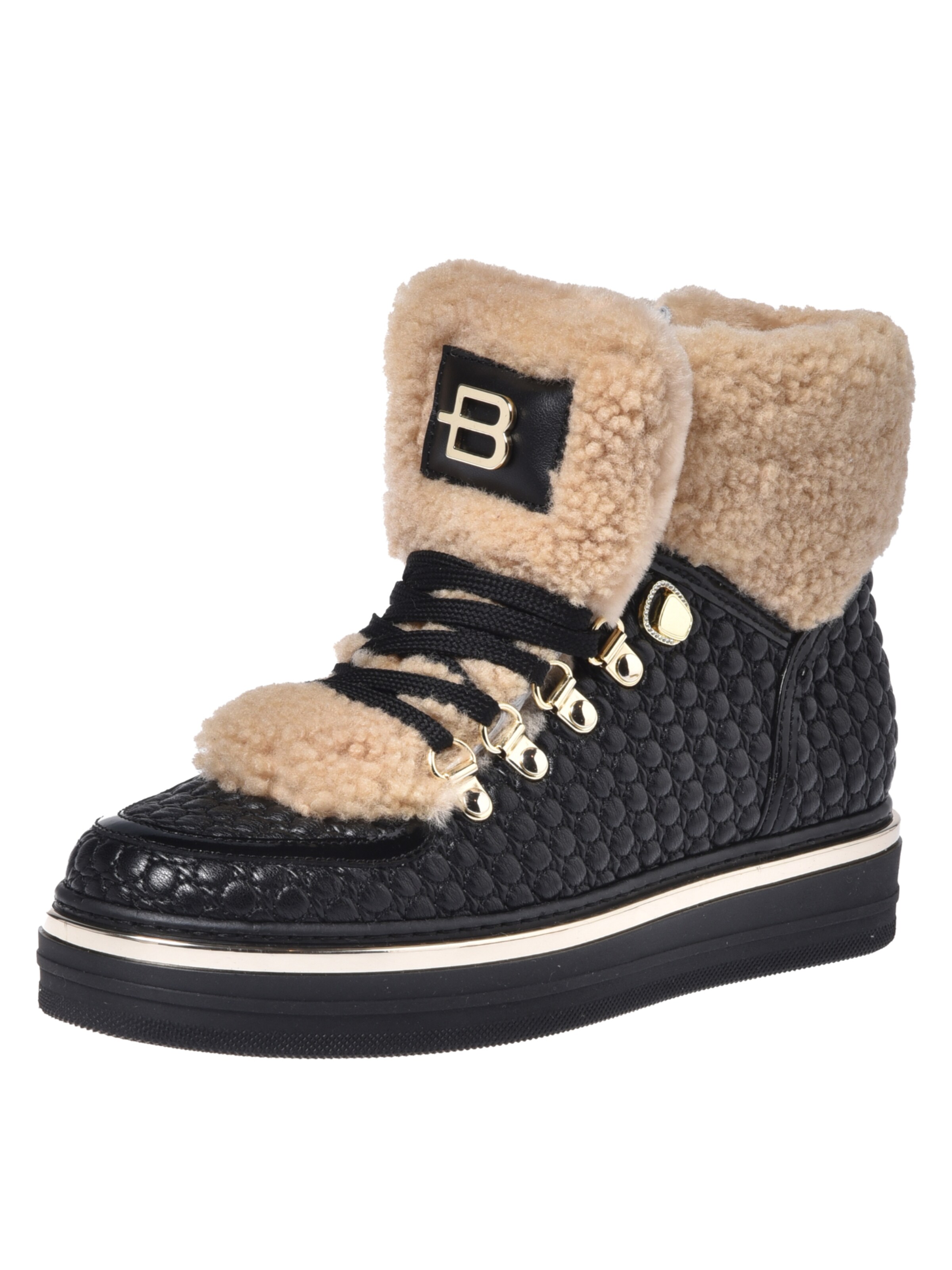 BALDININI High-top trainers in Black: front