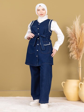 MODAMIHRAM Tuniek in Blauw: voorkant