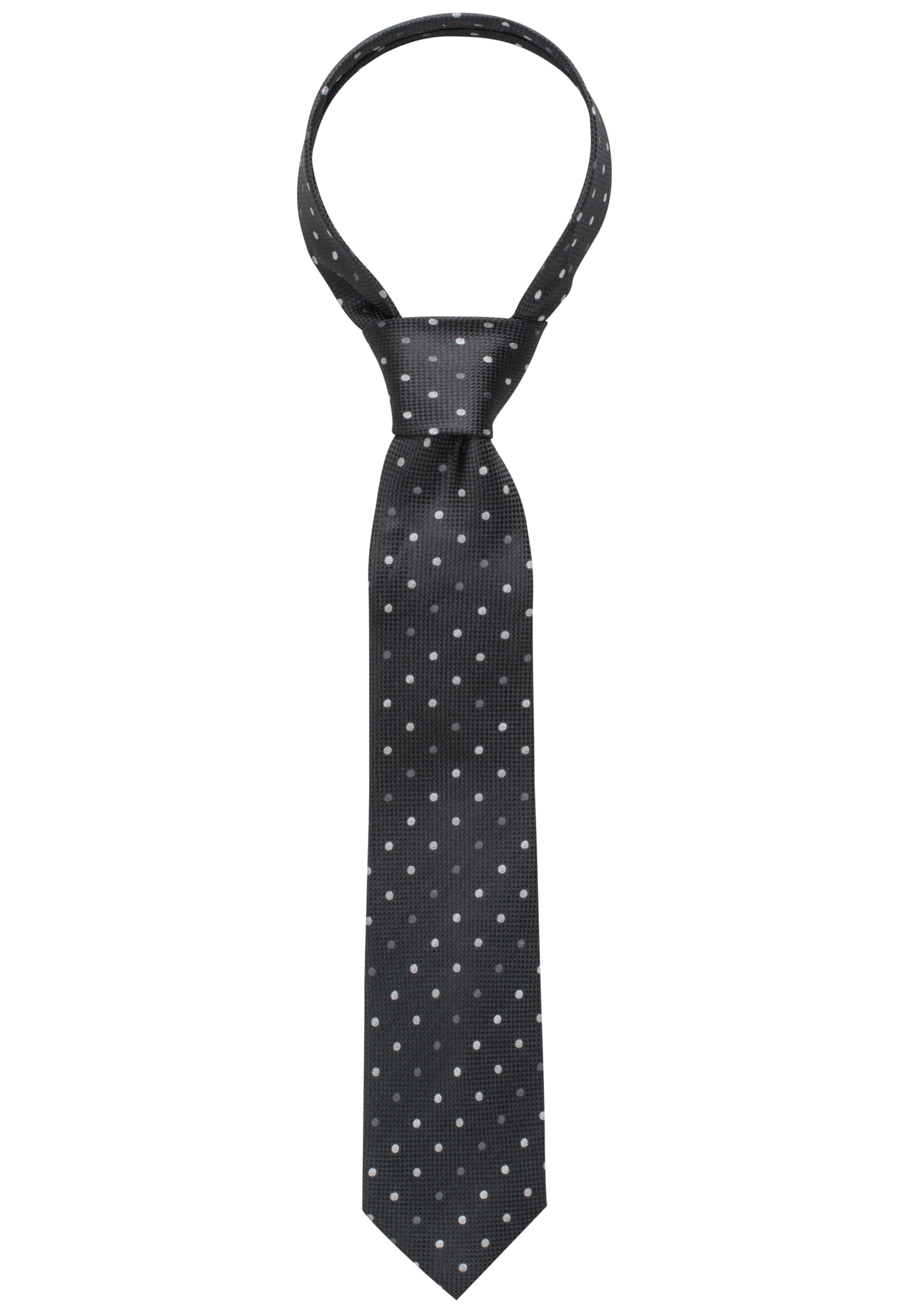 Männer Anzug - Accessoires ETERNA Krawatte in Dunkelgrau, Schwarz - RK44485