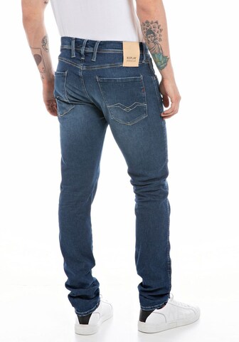 REPLAY Slimfit Jeans 'ANBASS' in Blau