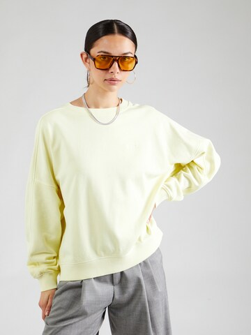 Sweat-shirt 'Emina' BOSS Orange en jaune : devant