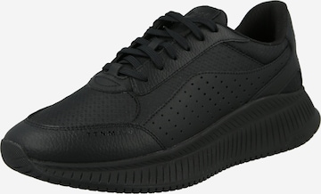 juoda BOSS Sportbačiai be auliuko: priekis