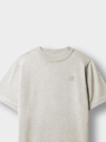 Burocs Shirt 'Slim Fine Knit' in Beige