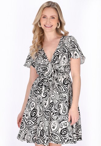 Robe 'Festival' usha FESTIVAL en noir : devant