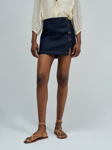 Salsa Jeans Regular Shorts in Blau: Vorderseite