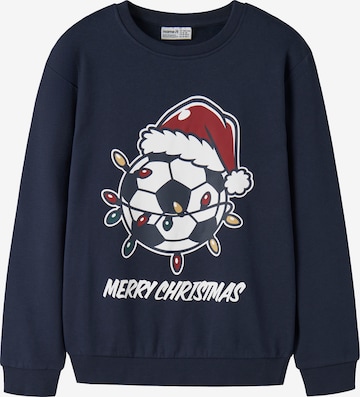 NAME IT Sweatshirt 'NKMVOLUF' in Blue: front
